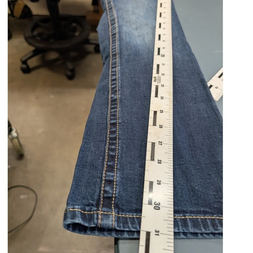 Wrangler 20X No. 44 Slim Straight Jeans Mens 28x32 Dark Wash - Picture 15 of 15